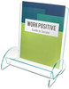 A Picture of product DEF-775390 deflecto® Euro-Style DocuHolder®,  9-13/16w x 6-5/16d x 11h, Clear