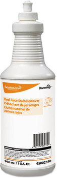 Diversey™ Red Juice Stain Remover,  32 oz, Bottle, 6 Bottles/Carton