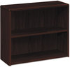 A Picture of product HON-10752NN HON® 10700 Series™ Wood Bookcases Bookcase, Two-Shelf, 36w x 13.13d 29.63h, Mahogany