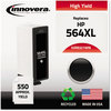 A Picture of product IVR-B321WNC Innovera® B322WN, B321WN, B323WN, B324WN, B325WN Ink Remanufactured Black High-Yield Replacement for 564XL (CB321WN), 550 Page-Yield