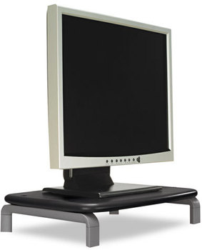 Kensington® Monitor Stand with SmartFit®,  11 1/2 x 9 x 5, Black/Gray