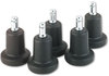 A Picture of product MAS-70175 Master Caster® Bell Glides,  B Stem, 110 lbs./Glide, 5/Set