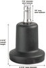 A Picture of product MAS-70175 Master Caster® Bell Glides,  B Stem, 110 lbs./Glide, 5/Set