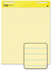 A Picture of product MMM-560VAD4PK Post-it® Easel Pads Super Sticky Self-Stick Vertical-Orientation Pad Value Pack, Quadrille Rule (1 sq/in), 25 x 30, White, Sheets, 4/Carton