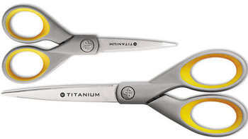 Westcott® Titanium Bonded® Scissors,  5" and 7" Long, 2/Pack