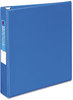A Picture of product AVE-79885 Avery® Heavy-Duty Non-View Binder with DuraHinge® and One Touch EZD® Rings 3 1.5" Capacity, 11 x 8.5, Blue