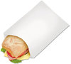 A Picture of product BGC-300422 Bagcraft Papercon® Grease-Resistant Single-Serve Bags,  6 1/2 x 1 x 8, White, 2000/Carton