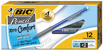 BIC® Mechanical Pencil Xtra Comfort,  .5mm, Assorted, Dozen