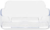 A Picture of product DEF-70101 deflecto® Horizontal Business Card Holder,  3 3/4w x 1 7/8h x 1 1/2d, Clear