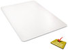 A Picture of product DEF-CM11142PC deflecto® Clear Polycarbonate All Day Use Chair Mat,  36 x 48