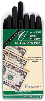 Dri-Mark® Smart Money® Pen,  Dozen