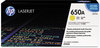 A Picture of product HEW-CE272A HP CE270A, CE271A, CE272A, CE273A Toner,  (CE272A) Yellow Original LaserJet Toner Cartridge