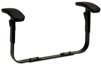 HON® Optional Height-Adjustable T-Arms for ComforTask® Chairs Series Swivel Task Black, 2/Set