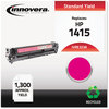 A Picture of product IVR-E323A Innovera® E320A, E321A, E322A, E323A Toner Cartridge Remanufactured Magenta Replacement for 128A (CE323A), 1,300 Page-Yield