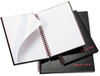 A Picture of product JDK-K67030 Black n' Red™ Twinwire Hardcover Notebook,  Legal Rule, 8 1/2 x 11, White, 70 Sheets