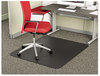 A Picture of product DEF-CM14142BLK deflecto® SuperMat Frequent Use Chair Mat for Medium Pile Carpeting,  Medium Pile Carpet, Beveled, 36 x 48, Black