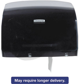 Kimberly-Clark Professional* Coreless JRT Tissue Dispenser,  14 1/10w x 5 4/5d x 10 2/5h, Black