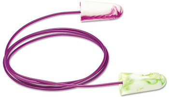 Moldex® SparkPlugs® Single-Use Earplugs,  Corded, 33NRR, Asst. Colors, 100 Pairs