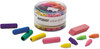 A Picture of product OIC-30239 Officemate Eraser Pack,  Assorted Colors, 45/Pack