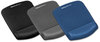 A Picture of product FEL-9287301 Fellowes® PlushTouch™ Wrist Rest with FoamFusion™ Technology Mouse Pad 7.25 x 9.37, Blue