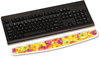 A Picture of product MMM-WR308DS 3M Fun Design Clear Gel Keyboard Wrist Rest,  Daisy Design