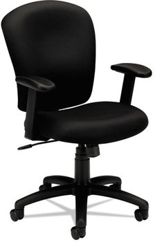 basyx® VL220 Mid-Back Task Chair,  Black