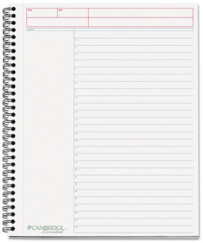 Cambridge® Wirebound Guided Business Notebook,  Action Planner, 8 1/2 x 11, 80 Sheets