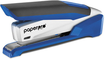 PaperPro® inPOWER™+ 28 Premium Desktop Stapler,  28-Sheet Capacity, Blue/Silver