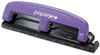 A Picture of product ACI-2105 PaperPro® inPRESS™ 12 Three-Hole Punch,  12-Sheet Capacity, Purple/Black