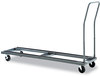 A Picture of product ALE-FTCART Alera® Chair/Table Cart Metal, 600 lb Capacity, 20.86" x 50.78" to 72.04" 43.3", Black