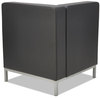 A Picture of product ALE-QB8016 Alera® QUB Series Corner Sectional 26.38w x 26.38d 30.5h, Black