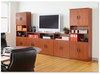 A Picture of product ALE-VA634432MC Alera® Valencia™ Series Bookcase Three-Shelf, 31.75w x 14d 39.38h, Med Cherry