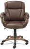 A Picture of product ALE-VN6159 Alera® Veon Series Low-Back Leather Task Chair,  Brown