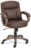 A Picture of product ALE-VN6159 Alera® Veon Series Low-Back Leather Task Chair,  Brown