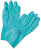 A Picture of product ANS-3717510 AnsellPro Sol-Vex® Sandpatch-Grip Flock-Lined Nitrile Gloves. Size 10. Green. 12 pairs.