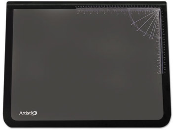 Artistic® Lift-Top Pad™ Desktop Organizer,  31 x 20, Black