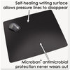 A Picture of product AOP-LT412MS Artistic® Rhinolin® II Desk Pad with Microban®,  24 x 17, Black