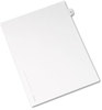 A Picture of product AVE-01023 Avery® Preprinted Style Legal Dividers Exhibit Side Tab Index 10-Tab, 23, 11 x 8.5, White, 25/Pack, (1023)