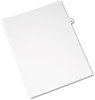 A Picture of product AVE-01057 Avery® Preprinted Style Legal Dividers Exhibit Side Tab Index 10-Tab, 57, 11 x 8.5, White, 25/Pack, (1057)