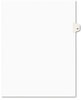 A Picture of product AVE-01057 Avery® Preprinted Style Legal Dividers Exhibit Side Tab Index 10-Tab, 57, 11 x 8.5, White, 25/Pack, (1057)