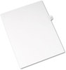 A Picture of product AVE-01059 Avery® Preprinted Style Legal Dividers Exhibit Side Tab Index 10-Tab, 59, 11 x 8.5, White, 25/Pack, (1059)