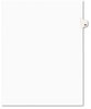 A Picture of product AVE-01080 Avery® Preprinted Style Legal Dividers Exhibit Side Tab Index 10-Tab, 80, 11 x 8.5, White, 25/Pack, (1080)