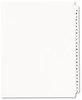 A Picture of product AVE-01400 Avery® Preprinted Legal Exhibit Index Tab Dividers with Black and White Tabs Side Style, 26-Tab, A to Z, 11 x 8.5, 1 Set, (1400)