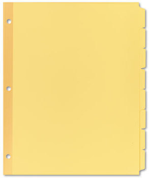 Avery® Write & Erase Plain-Tab Paper Dividers and 8-Tab, 11 x 8.5, Buff, 24 Sets