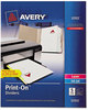 A Picture of product AVE-11511 Avery® Customizable Print-On™ Dividers 3-Hole Punched, 5-Tab, 11 x 8.5, White, 1 Set