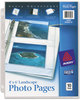 A Picture of product AVE-13406 Avery® Photo Storage Pages for Four 4 x 6 Horizontal Photos, 3-Hole Punched, 10/Pack