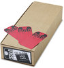 A Picture of product AVE-15161 Avery® Sold Tags Paper, 4.75 x 2.38, Red/Black, 500/Box