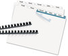 A Picture of product AVE-16062 Avery® Print & Apply Index Maker® Clear Label Unpunched Dividers with Easy Printable Strip for Binding Systems and 5-Tab, 11 x 8.5, 5 Sets