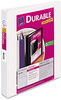 A Picture of product AVE-17012 Avery® Durable View Binder with DuraHinge® and Slant Rings 3 1" Capacity, 11 x 8.5, White