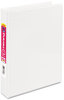 A Picture of product AVE-17116 Avery® Mini Size Durable View Binder with Round Rings 3 1" Capacity, 8.5 x 5.5, White